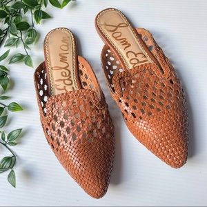 Sam Edelman | Navya Woven Leather Mules